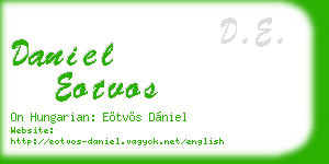 daniel eotvos business card